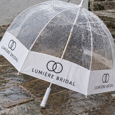 Custom Clear Dome Umbrellas